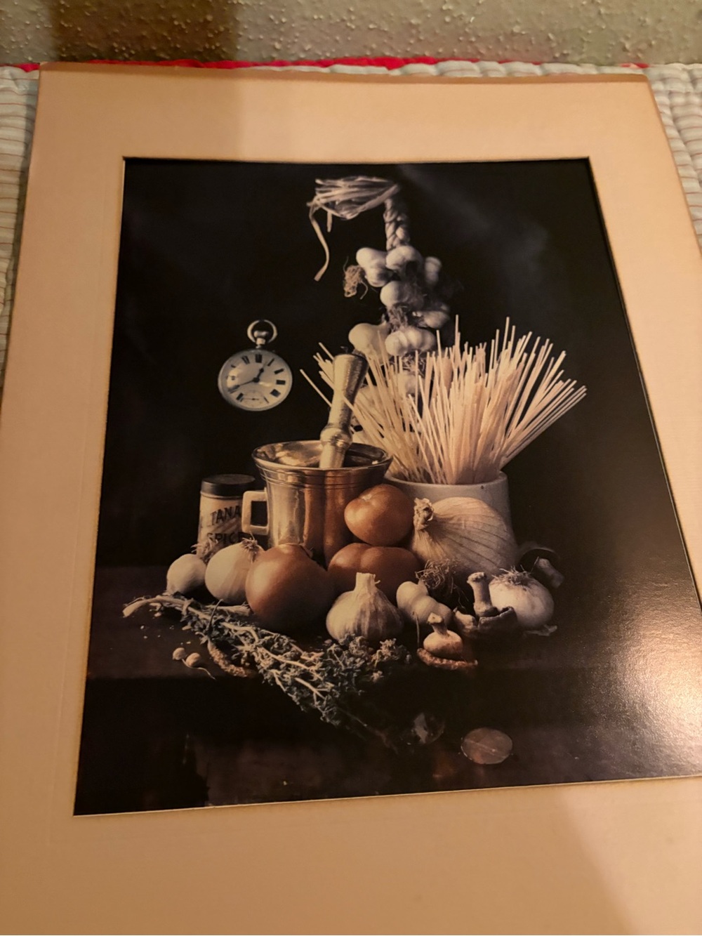 Still Life Wall Art Print in Brown and Cream